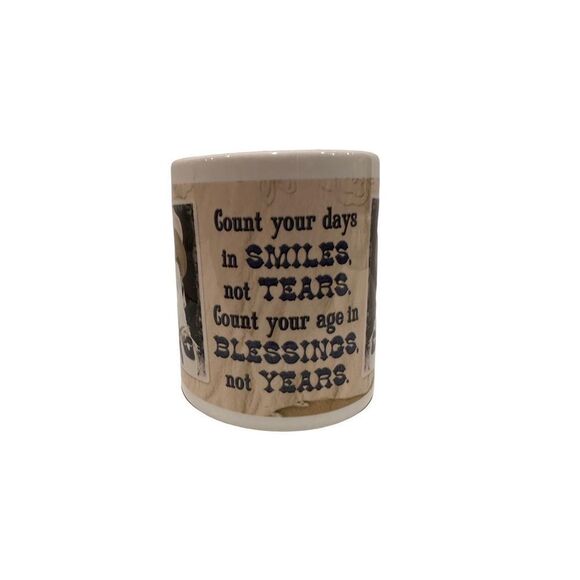Leanin' Tree Ceramic 12oz Coffee Mug Count your days in smiles, not tears.
Count - Picture 6 of 12